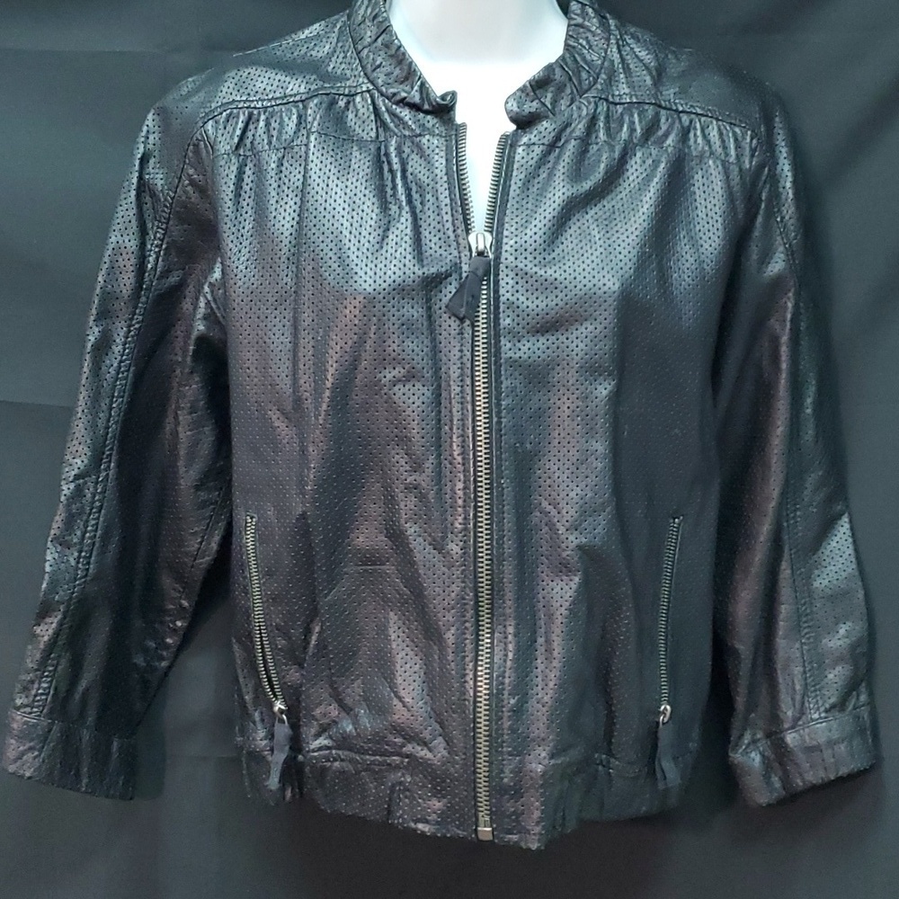 Juicy Couture Leather Jacket SZ MD